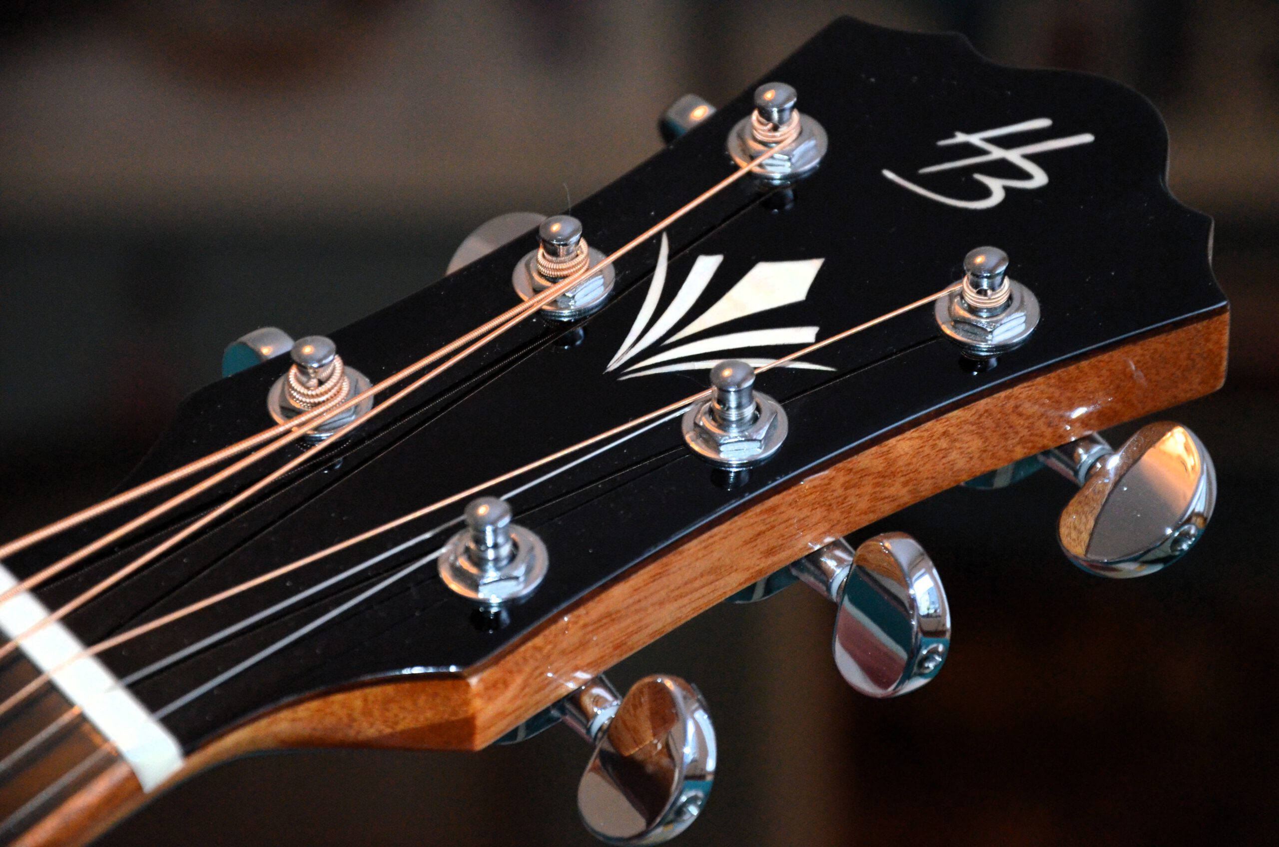 Eine Gitarre, die gespielt werden will